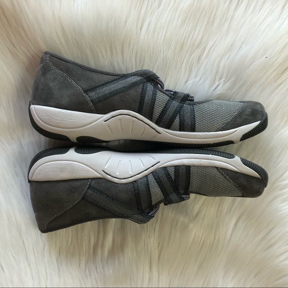 Dansko Honey Suede Mary Jane Shoes Charcoal 6 - Picture 7 of 8